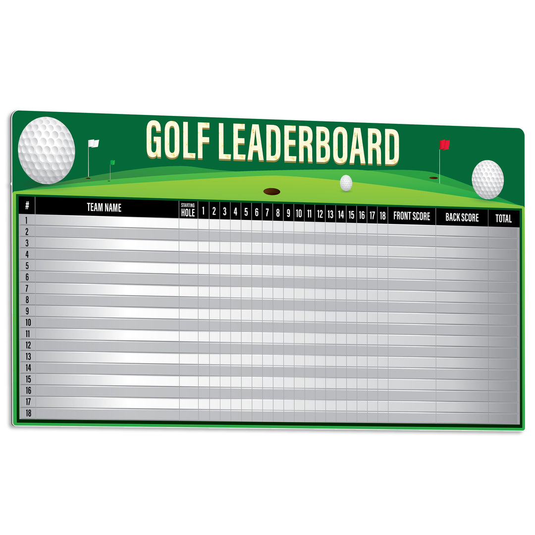 Leaderboard Golf Sign