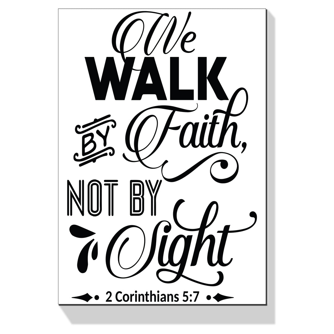 Bible Verse 2 Corinthians 5:7 Wall Art