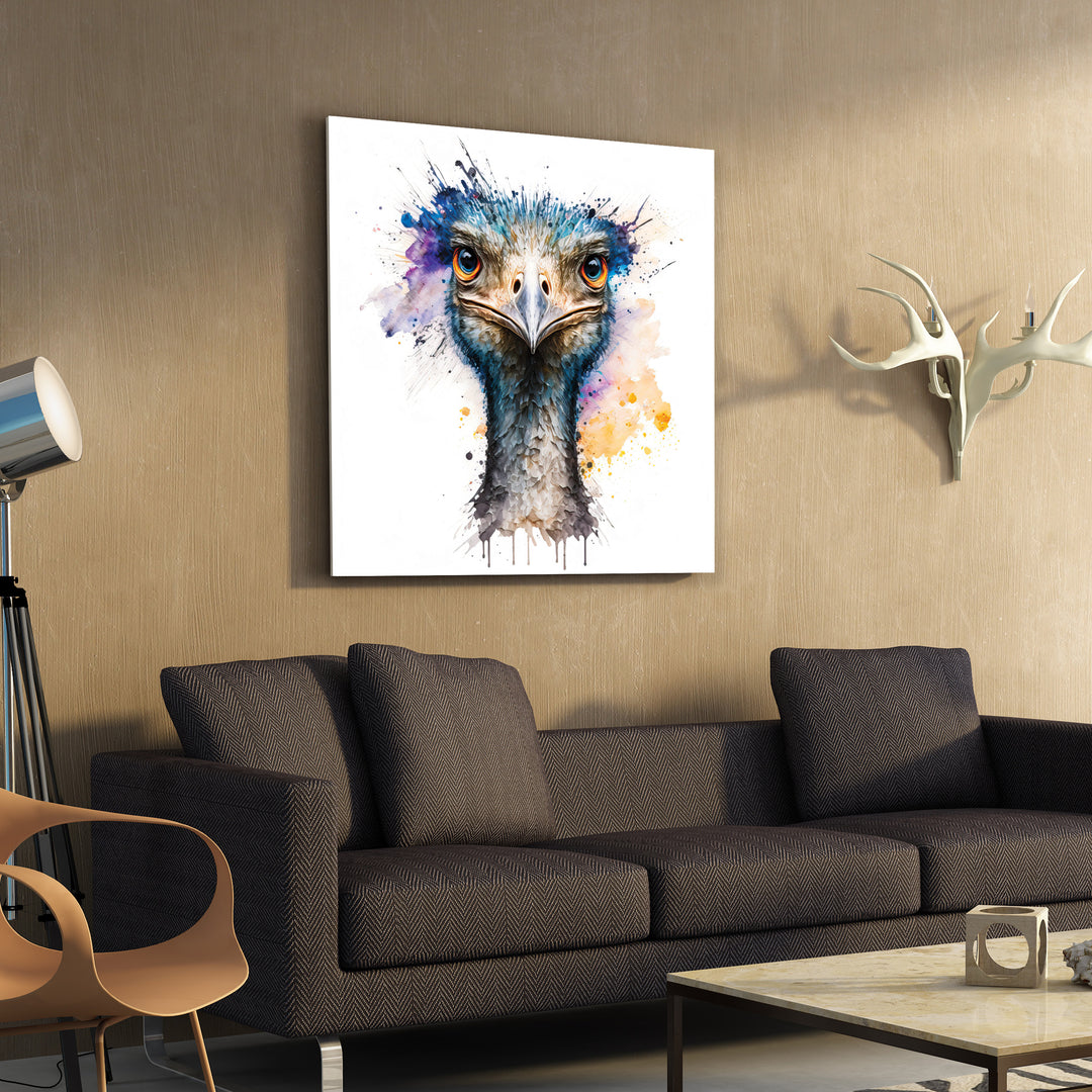 Ostrich Wall Art Painting