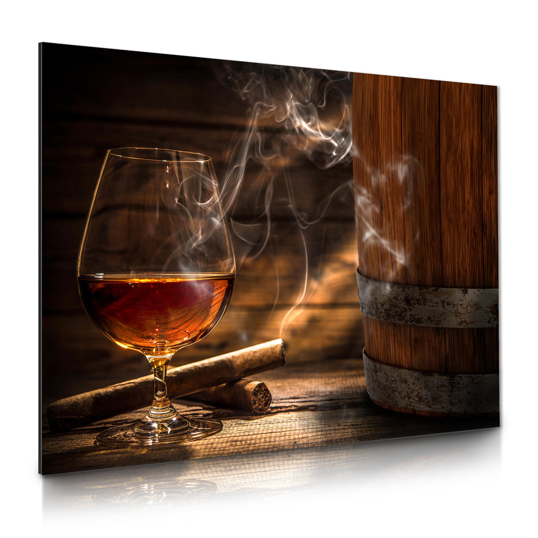 Whiskey Cigar Wall Art