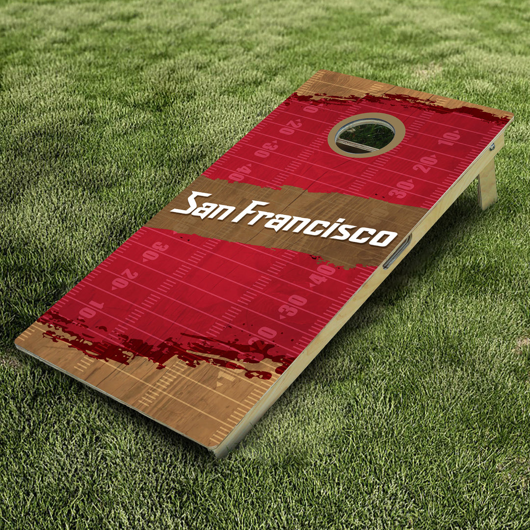 San Francisco 49ers Cornhole Boards