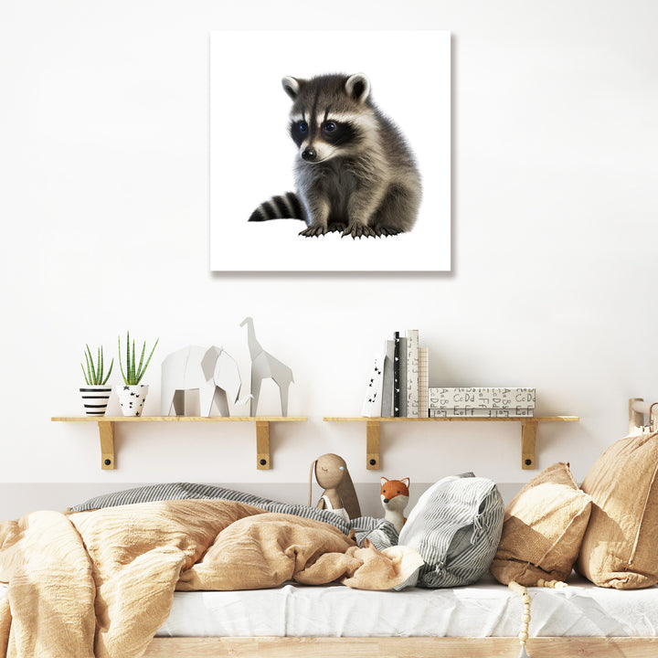 Baby Raccoon Wall Art