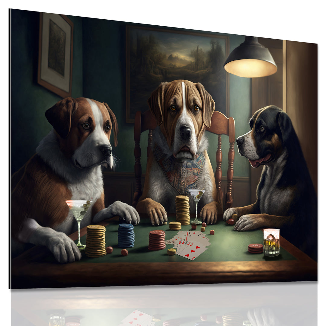 Dogs Playing Poker Wall Art 2