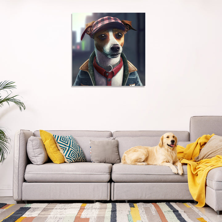 Funny Jack Russell Terrier Dog Wall Art