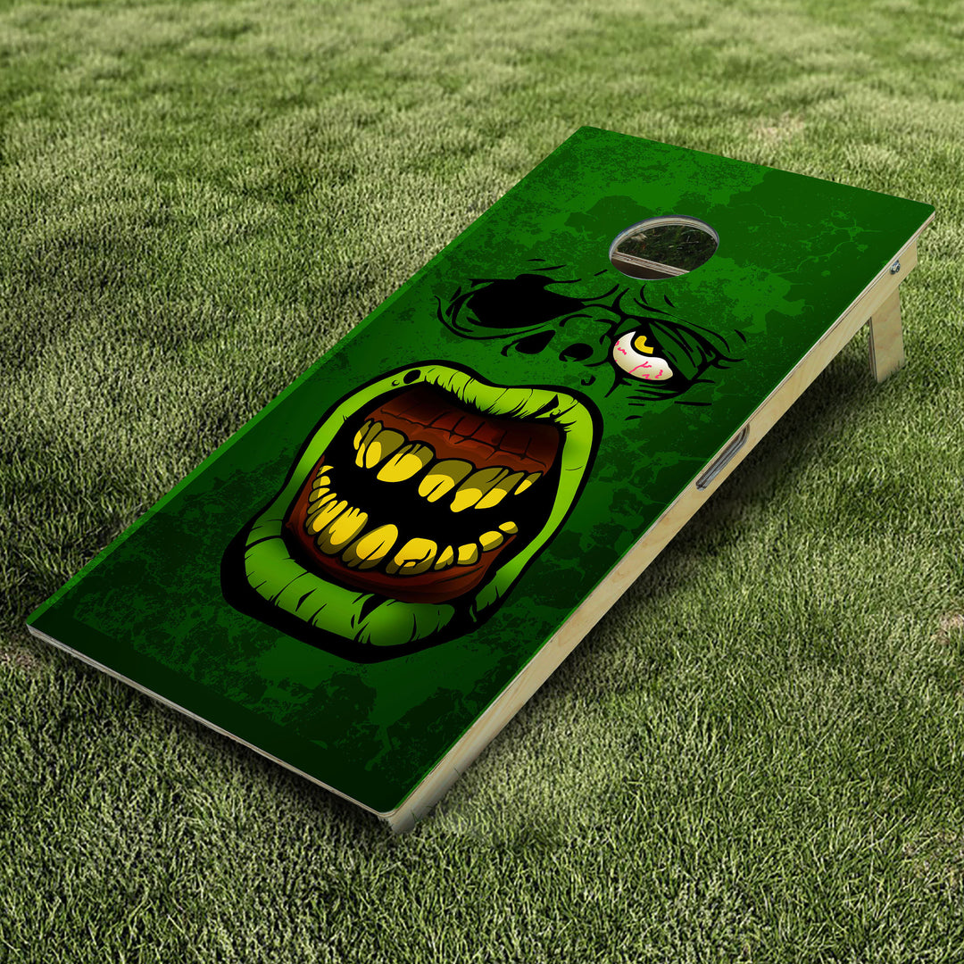 Green Monster Cornhole Boards