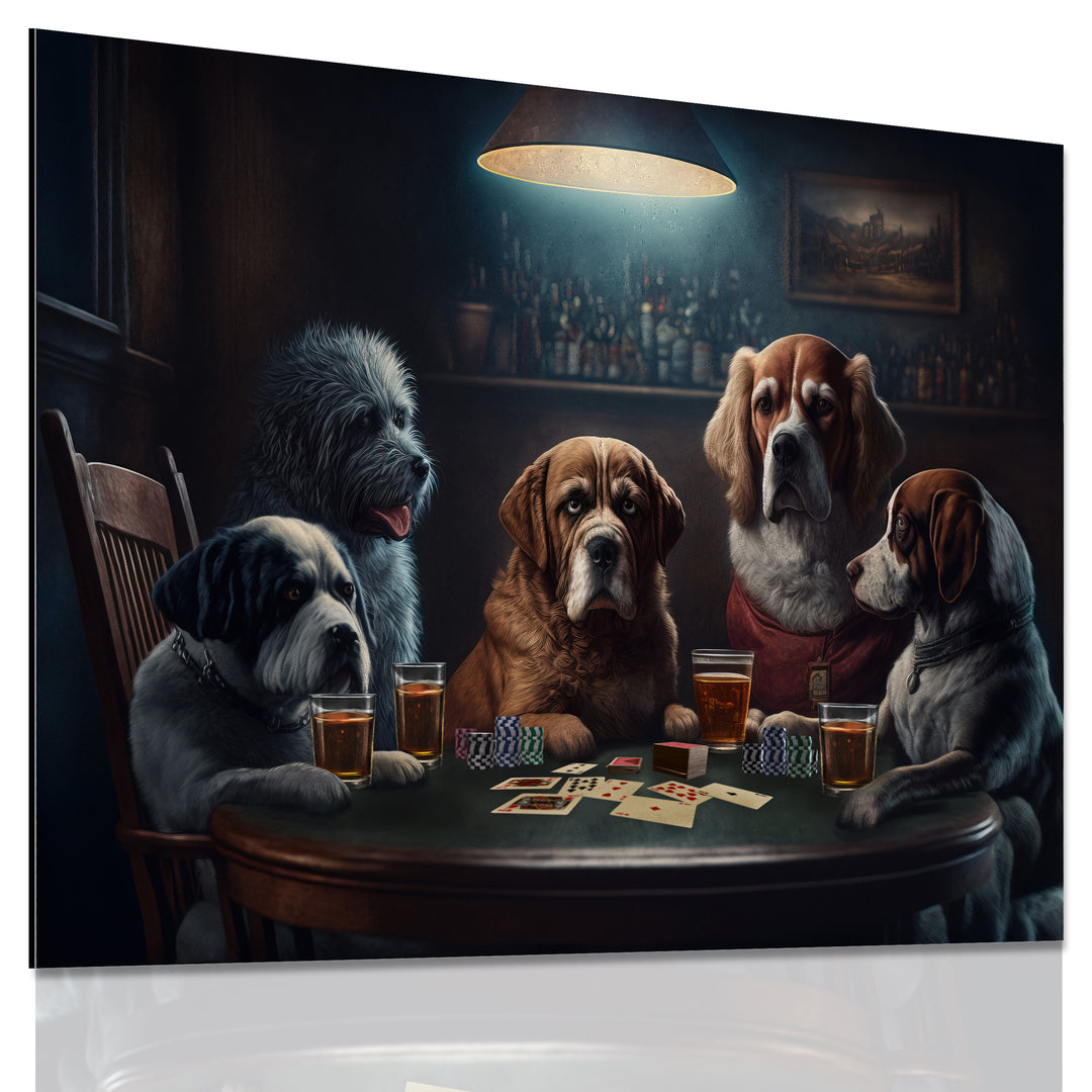 Dogs Playing Poker Wall Art