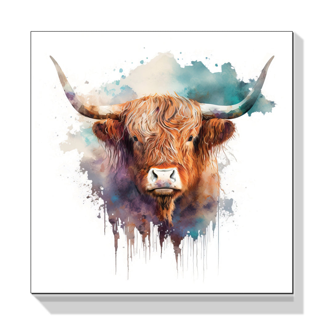 Highland Cow Wall Art Painting