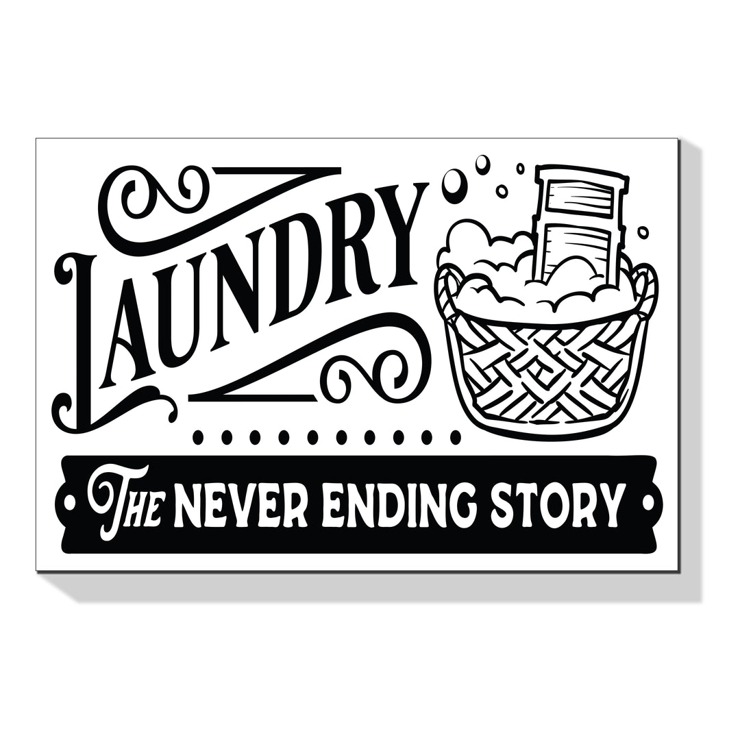 Laundry The Never Ending Story Wall Art